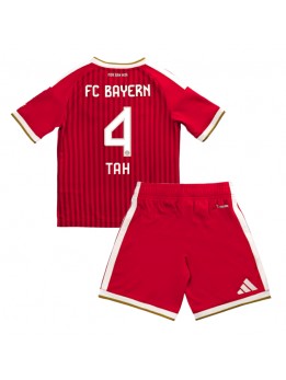Bayern Munich Jonathan Tah #4 Replika Hemmakläder Barn 2026-27 Kortärmad (+ byxor)